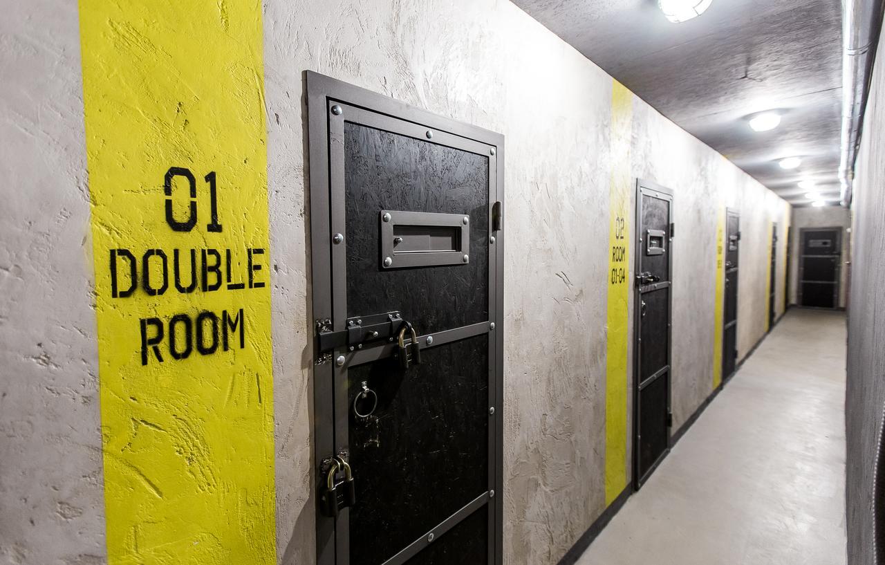 Lviv Loft Prison Vandrehjem Eksteriør billede